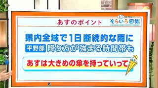 高知の天気　10日は全域で雨に　平野部では降り方が強まる時間帯も　東杜和気象予報士が解説