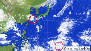 2つの熱帯低気圧が新たな台風へ　発生すると「台風13号」「台風14号」に　3連休に沖縄接近か　今後の進路・勢力は？