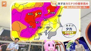 【9月11日 関東の天気】カミナリの確率高め