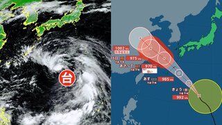 【台風情報】台風13号　金曜午前までは当初予想ほど発達せず “上層の寒気伴う低気圧” の影響か…今後は次第に発達しながら奄美を通過へ　気象庁・アメリカ・ヨーロッパ進路予想比較【３連休の雨・風シミュレーション】