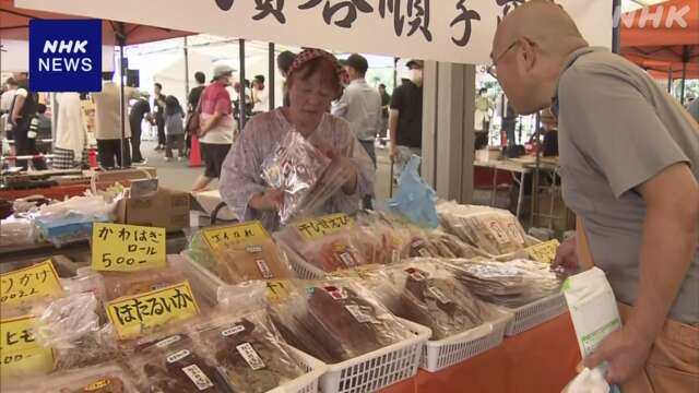 石川 輪島 被害受けた朝市通りの出店者 地元特産品などを販売