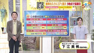 【あす9/20(金) 広島天気】日中は日差しが届く　夜遅くにかけて雲が多くなる予想　にわか雨の地点も　