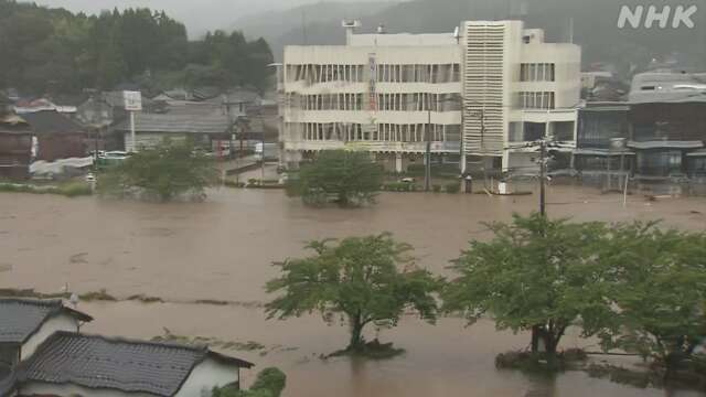 大雨影響 石川県内の23河川で氾濫