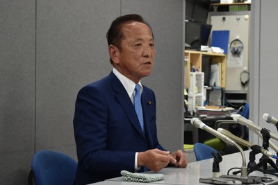 古巣の自民批判「派閥を解散するとは」　政界引退表明の中村喜四郎氏