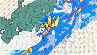 【大雨情報】関東甲信　台風第16号から変わった低気圧に暖かく湿った空気　警報級の大雨の可能性も　【雨と風のシミュレーション】