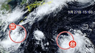 【台風情報】台風17号（チェービー）発生 海上には"台風のたまご” 「ダブル台風」で日本に影響が出るおそれも