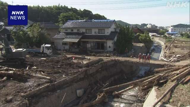 石川 記録的大雨から1週間 地震と大雨 “二重被災”支援が課題