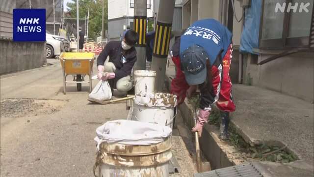 石川 能登地方の被災地 大学生ボランティアが支援 復旧作業に