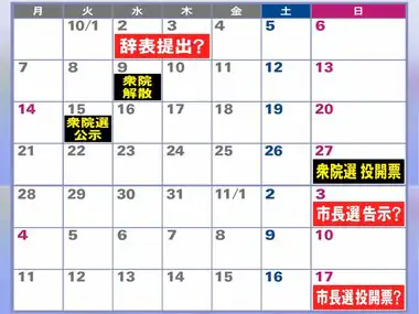 急な解散総選挙に河村市長も突如参戦…名古屋市長選は衆院選翌週の11月3日告示 17日投開票が有力か