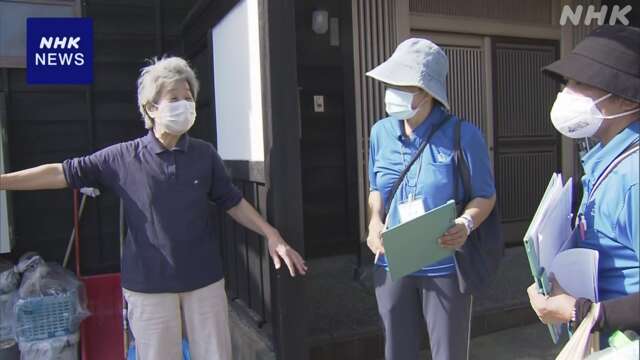 石川 大雨被害の輪島市で住民に生活や健康状態の聞き取り調査