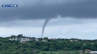 沖縄本島北部で竜巻が発生　目撃情報相次ぐ　被害情報なし