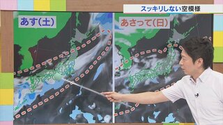 今週末はスッキリしない空模様　土曜日より日曜日が晴れ間も期待できる　気象予報士が解説　山梨　【天気】