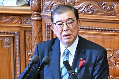 石破首相「変節ではない」　野党の指摘に反発　衆院代表質問