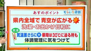 高知の天気　10日は全域で青空が広がる　寒暖差に注意　東杜和気象予報士が解説