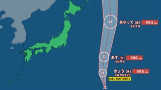 【台風情報】台風のたまご　熱帯低気圧が南鳥島近海できょう台風に変わる見込み【雨と風のシミュレーション　あすの天気・週間天気】