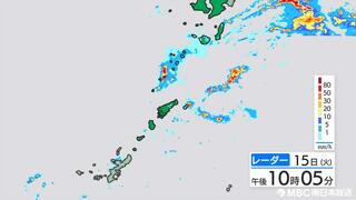 十島村付近で１時間に約１２０ミリ　記録的短時間大雨情報　土砂災害に厳重警戒