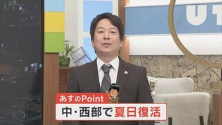 17日は中・西部で夏日が復活　気象予報士が解説　山梨　【天気】