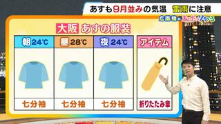 【近畿の天気】１８日（金）は急な雷雨に注意！週末は一時的に肌寒いが、来週は再び夏日に