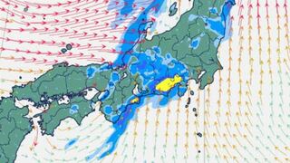 西日本から東日本　２４日明け方にかけて、落雷や局地的に非常に激しい雨、突風などに注意