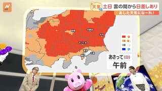 【10月26日 関東の天気】土日 雲の間から日差しあり