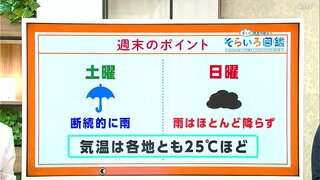 高知の天気　土曜は雨で日曜はくもり　お出かけの際は雨具を　東杜和気象予報士が解説