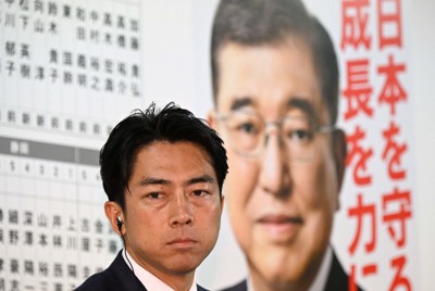 自民・小泉選対委員長、衆院選結果に「大変厳しい、私の力不足」