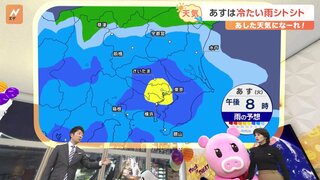 【10月29日 関東の天気】冷たい雨シトシト　お出かけは雨具を持って