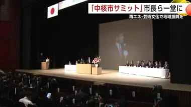 全国の中核市の市長ら、地域振興について議論交わす　「中核市サミット」秋田市で初開催