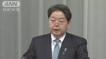 林官房長官『新型の可能性』31日発射の北朝鮮ミサイル