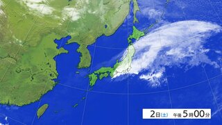 【北陸地方気象情報】3日明け方にかけて土砂災害に警戒を　広い範囲で雨が降り夕方は強い雨の降る所も