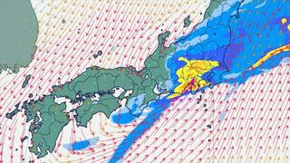 関東甲信地方　２日夜遅くにかけ、非常に激しい雨の所が　警報級の可能性も　【雨と風のシミュレーション　きょう・あすの天気　週間天気】