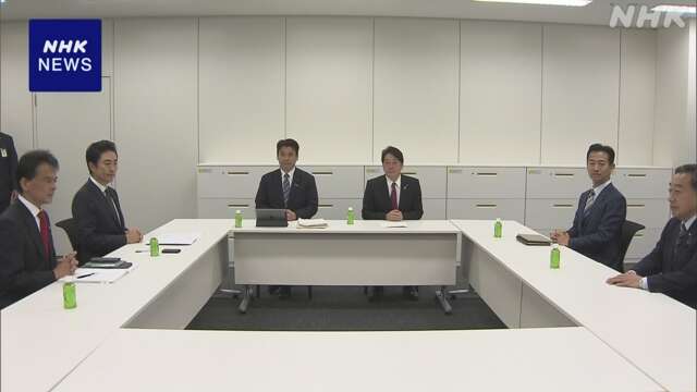 自民と公明 新たな経済対策案を説明も 維新“政治改革が前提”