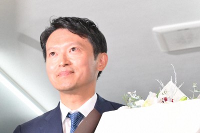 当選確実の斎藤元彦氏「SNS通じた広がりが大きな支え」兵庫知事選