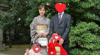 【矢沢永吉の長女】矢沢洋子「着物を着るのは、20年ぶり」　愛娘の七五三で家族写真を公開