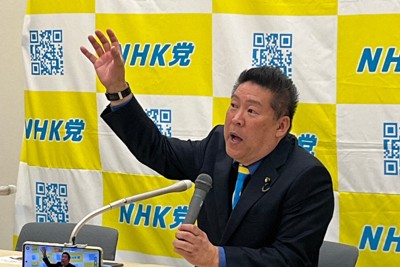 N党立花氏、南あわじ市長選に出馬表明　「斎藤氏へのいじめに対抗」