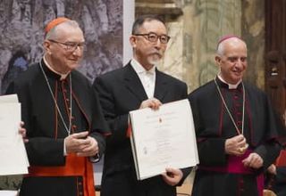 邦人彫刻家、バチカンで賞　サグラダ・ファミリアに40年