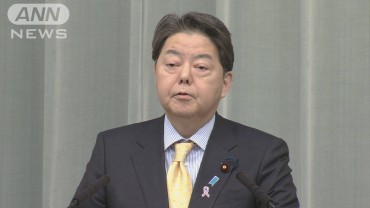 生稲政務官に「靖国参拝事実なし」林官房長官　韓国側不参加に「残念だ」